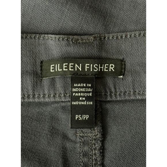 Eileen Fisher High Waist Slim Leg Jeans gray size PS PP - Picture 3 of 5
